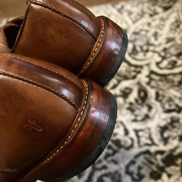 Frye Murray Oxford 80271 Mens Brown Oxfords & Lace Ups Plain Toe Shoes size 9.5 - Picture 5 of 7